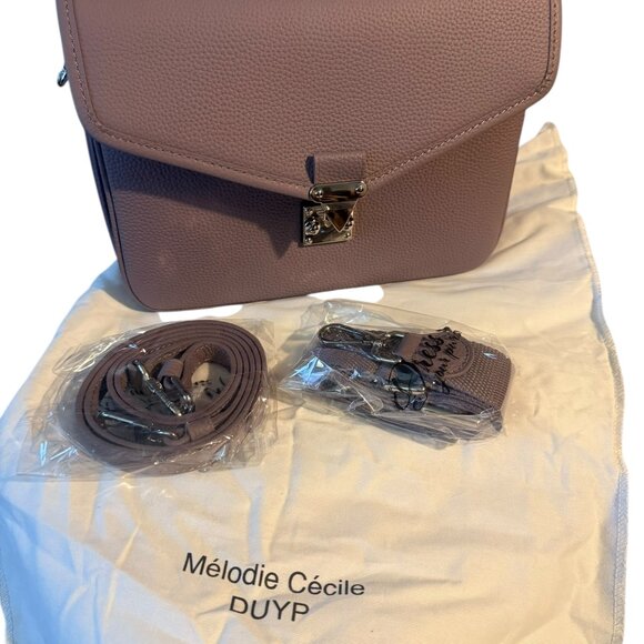 Mélodie Cécile "Paris 15" Satchel Crossbody bag -DUYP X AARYN MLC Icey Lilac-NWT - Picture 1 of 10